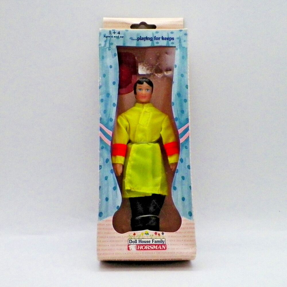 Firefighter Frank Horsman Doll House Family Playing For Keeps Brand New Vtg.